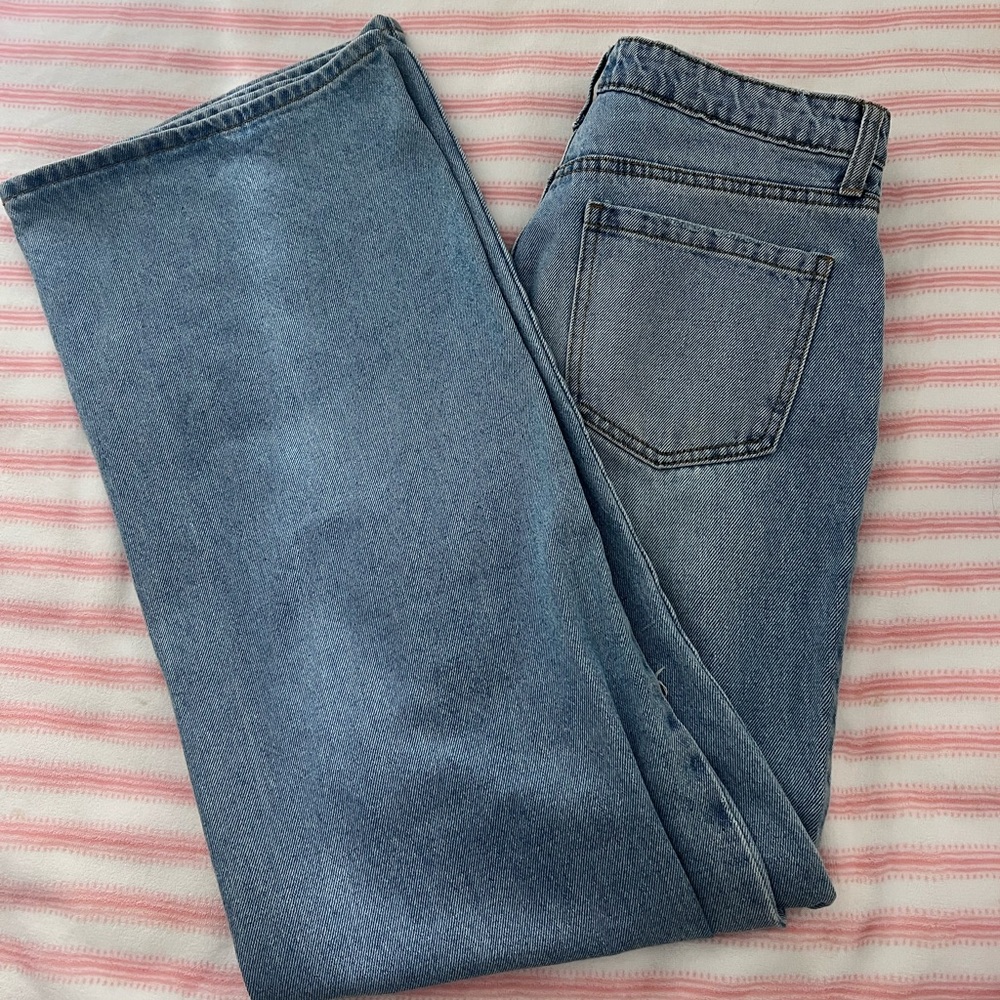 wide leg jeans